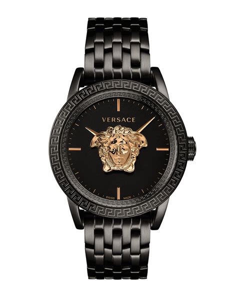 versace tribute watch black|Versace watches men price.